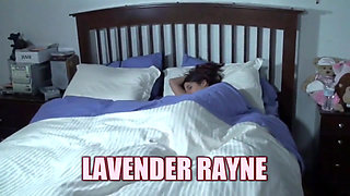 Lavender Rayne masturbates in bed