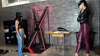 Mistress Gaia tickle punishment