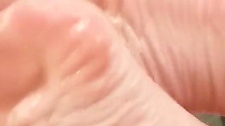 Foot Fetish Solo POV Video: Female Domination Sexy Blonde Mistress