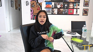 Tight Pussy Petite Asian Slut Loses Street Race and Gets a Fat Cock