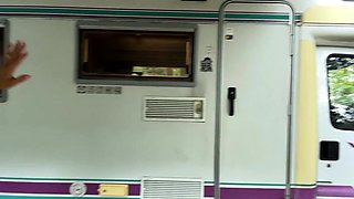 Blonde and brunette lesbo licking and fingering