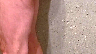 Golden Shower on Her Tits, pissing Both Ways