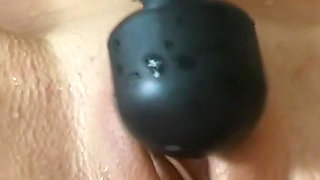 MILF Stella Masturbates with Magic Wand and Has an Extreme Squirting Orgasm