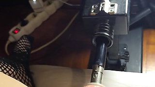 Sex Machine Fucks Anal-obsessed MILF's Hungry Asshole