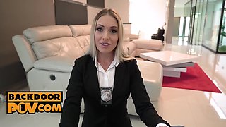 Angelika Grays breaks bad in her anal riding