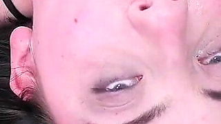 Goth Slave Gets Ass Fucked and Pissed on in the Garbage