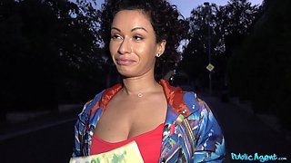 Public agent - russian with Hairy Pussy nailed at night behind station