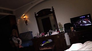 Busty Thai MILF in uniform fucks master