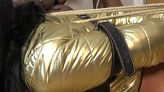 Coco & Mila's Sensual Puffer Jacket Bondage Escapade! (4k)