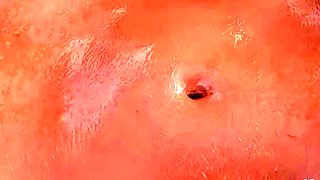 Blonde Beauty with big natural bouncing Boobs