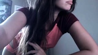 Teen Cute Italian Brunette Solo At