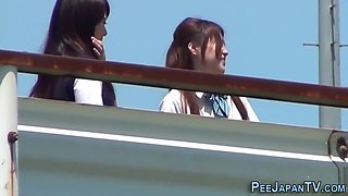 Asian Students 18+ Pissing