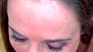 20 Years Old Teen Sofie Marie POV Deepthroat Blowjob and Cum Swallow