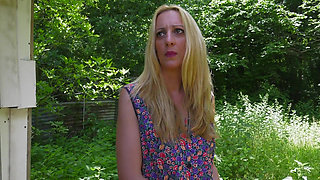 Blonde French Cougar Masturbates and Sucks Cock 6021 11