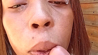 Face Fetish, Lip Ferish, Extreme Close-up Countdown to Cum.