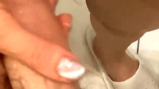 MILF Striped and Fucked in the Shower