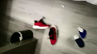 Amateur latin caught by hidden cam