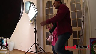 Blonde stunner Kiara Lord takes big black monster cock up her tight pussy GP715