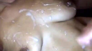 Robyn's first bukkake