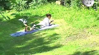 Amateur Inserts Cherry Deep Into Wet Pussy