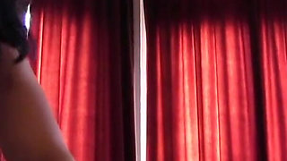 Submissive lezbian act of the mistress and her hairy obedient slave