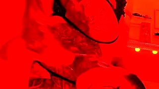 Blonde tight pussy babe solo toy fun in glamour masturbation