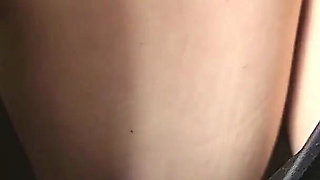 Smoking and Teasing His Dick Under Jeans