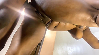 Spread Her Wet Juicy Pussy Wide Deep Thrust with His BBC