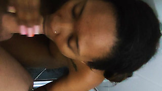 Interracial Sex in the Shower with an African Woman