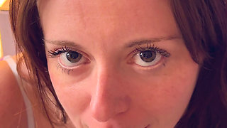 Close up Dildo BJ