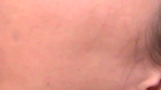 My slutty friend fucks me gently at home