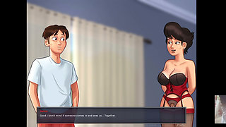 SUMMER TIME SAGA!! HOT MILF MOTHER-IN-LAW  SEX SECNE!