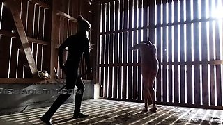 Amateur Blonde Chick Strips To Thong