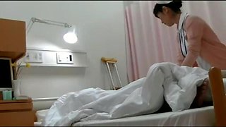 Japanese nurse helps patient: Blowjob, Doggy  Asian Porn