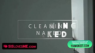 Horny fellow caught cool blondie stepsis stealing condoms