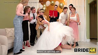 BRIDE4K. We were horny and got caught together