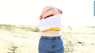 NAUGHTYNATURAL Hairy Amateur Delilah Brooke XXX Beach Goddes