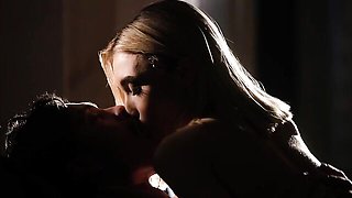 Passionate angel in sexy lingerie Rika Fane likes nighttime fuck