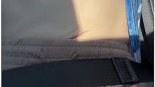 Vibewithmommy In Nicolemyraaa Plays With Small Tits In Truck- Public-hard Nipples