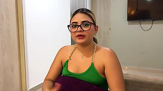 Curvy Bootylicious Nerdy Latina Chick Pleases Me With Great BJ & Sex While Her Husband Is Out