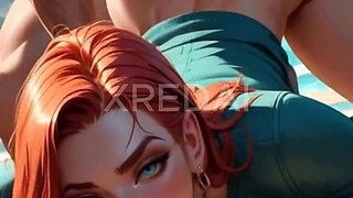 RUIVA TAKING FORTE FROM BEHIND AI GENERATION VIDEO AI-Generated