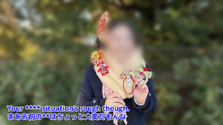 New Year's Sex at a Close Female Friend's House. Having Sex in Bed with a Cheerful and Fun Female Friend(#400)