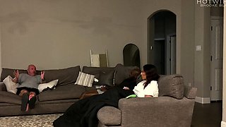 Big boobed busty girl make this self shot video