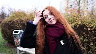 GERMAN SCOUT - Real Redhead Ginger Teen Alice