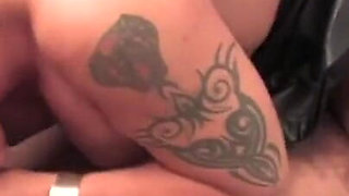 Big ass tattooed brunette gets hard fucked in various positions