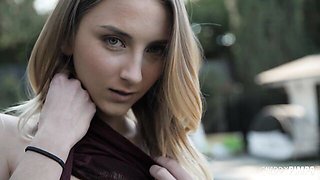 All natural sex with enticing Dan Ferrari and Macy Meadows from Cherry Pimps