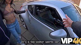 Traded my car for a pussy of his hot gf Caroline Forbes