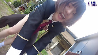 Rail-tease Rendezvous with a Short-cut Cutie Savoring Every Warm Drop Part.2