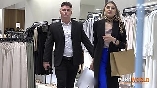 Cock Hungry Socialite Megan Glock Takes DP Slamming From Bodyguards GP2993