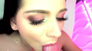 Real amateur college coed teens blowjob cumshot